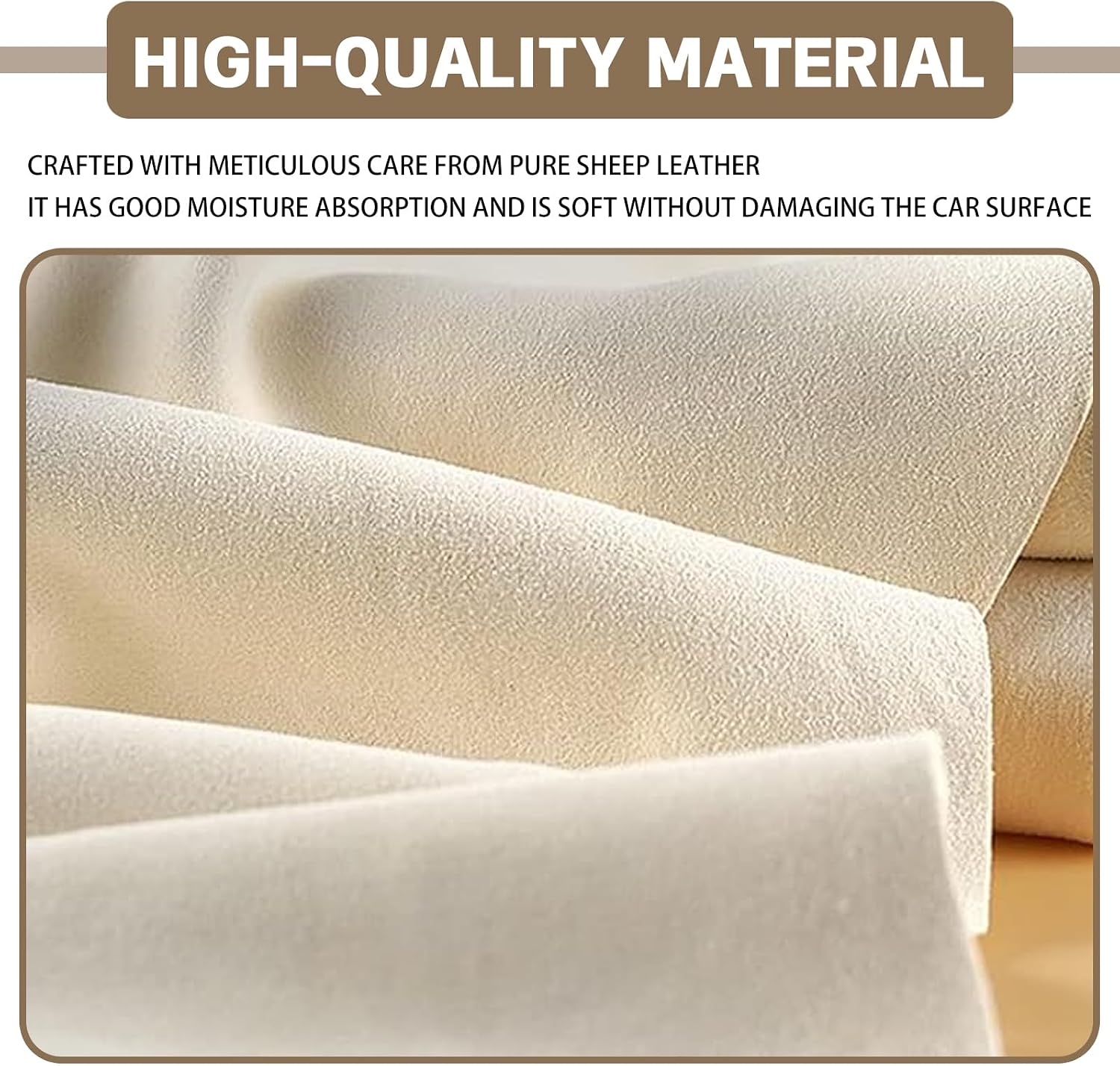 Car Drying Towel Super Absorbent Shammy Cloth for Auto Detailing Car Wash and Cleaning Lint Free Streak-Free Fast Drying Car Accessories Small