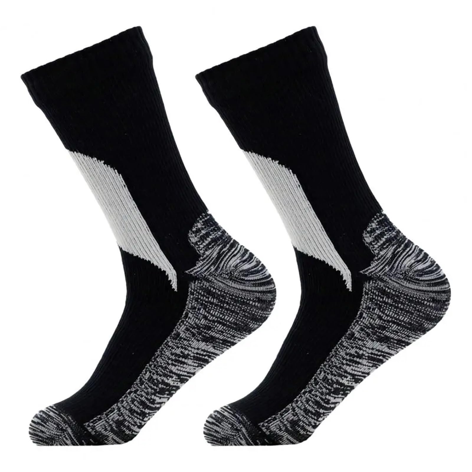 Wasserdichte Socken 1 Pair Waterproof Socks Elastic Breathable Mid-Tube Foot Protection Windproof Winter Hiking Wading Riding Skiing FüR Wie Laufen