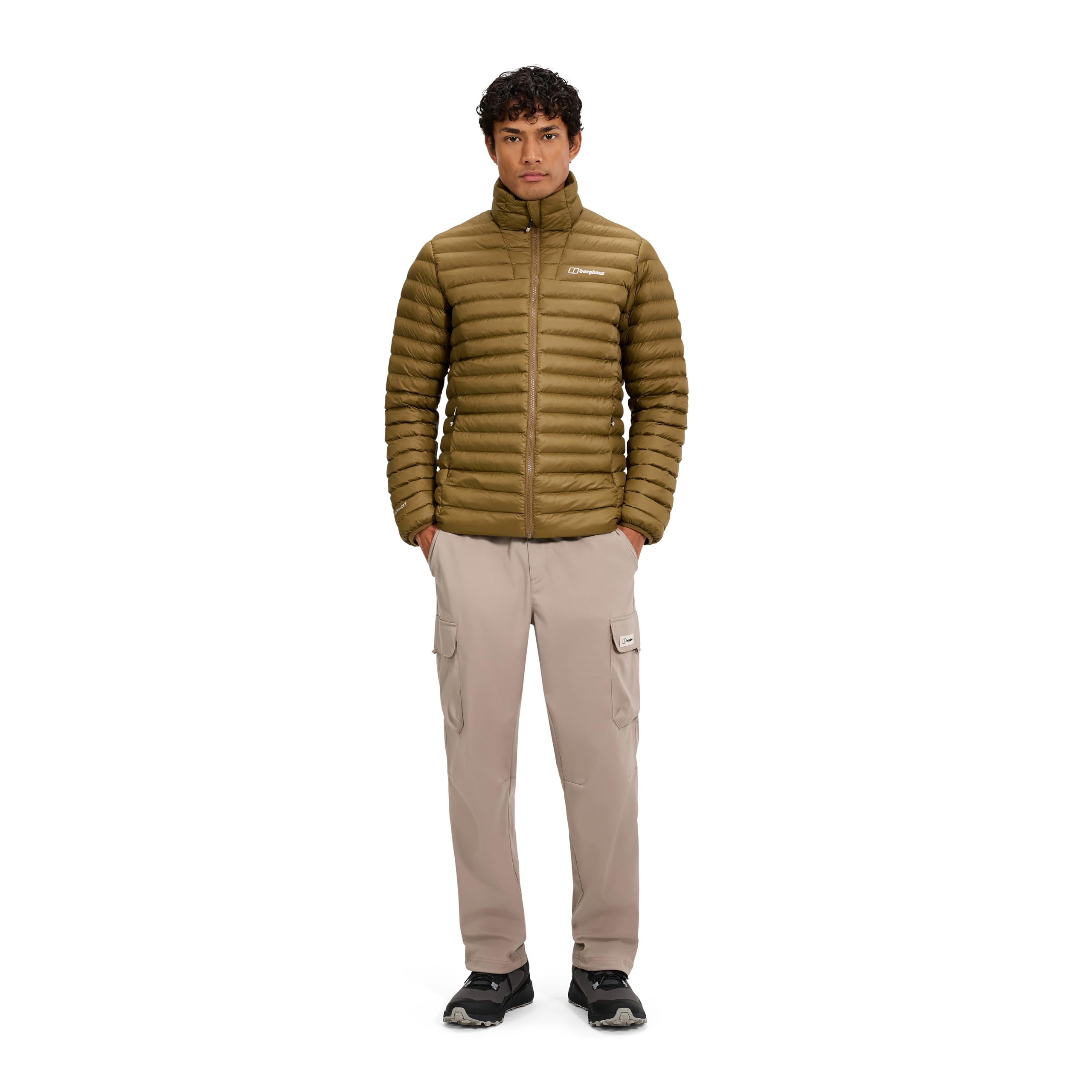 Berghaus Men's Vaskye Synthetic Insulated Jacket | Extra Warm | Durable Coat | Lightweight Design | Puffer Jacket Insulated Jacket, Brown, S