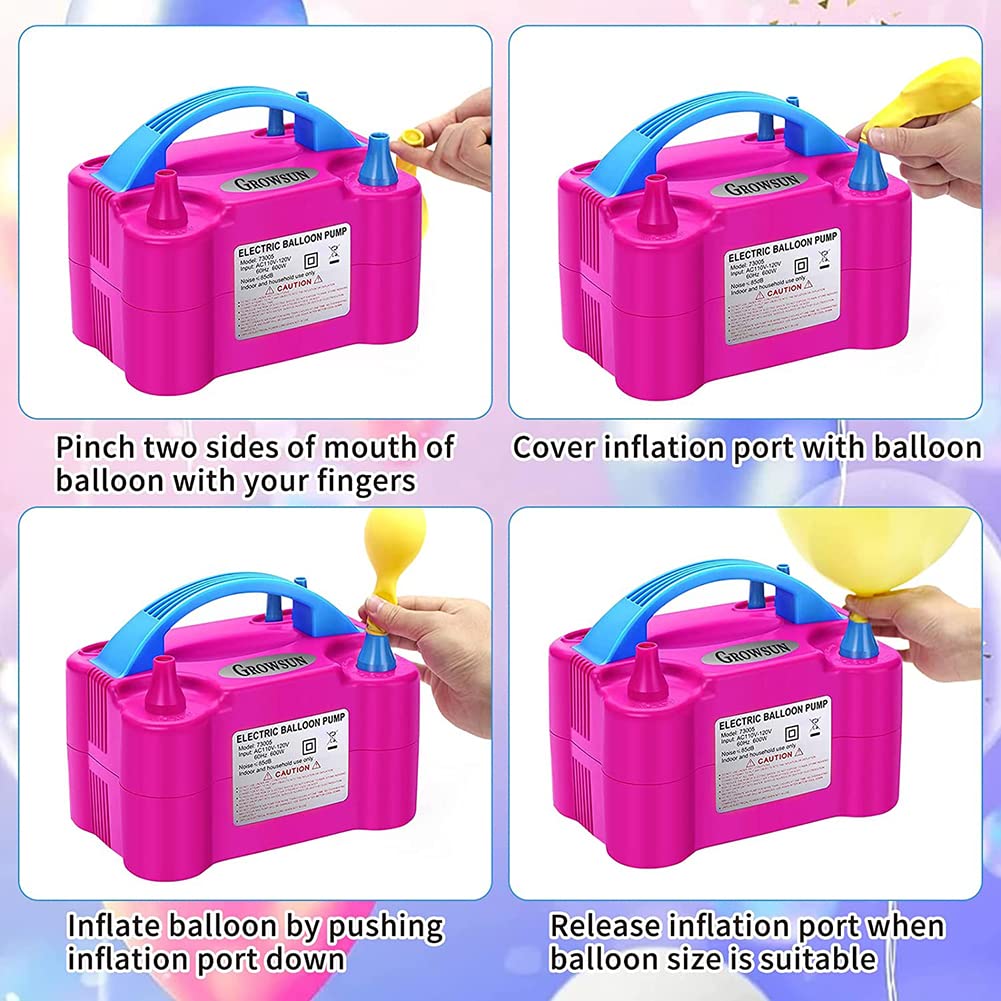 Amazon.co.jp: Limspace 風船空気入れ 電動エアーポンプ 風船