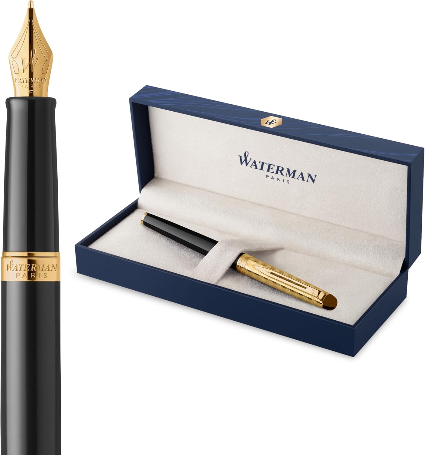 Waterman Hémisphère Fountain Pen |The Opera Collection | Black & Gold| Gift Box