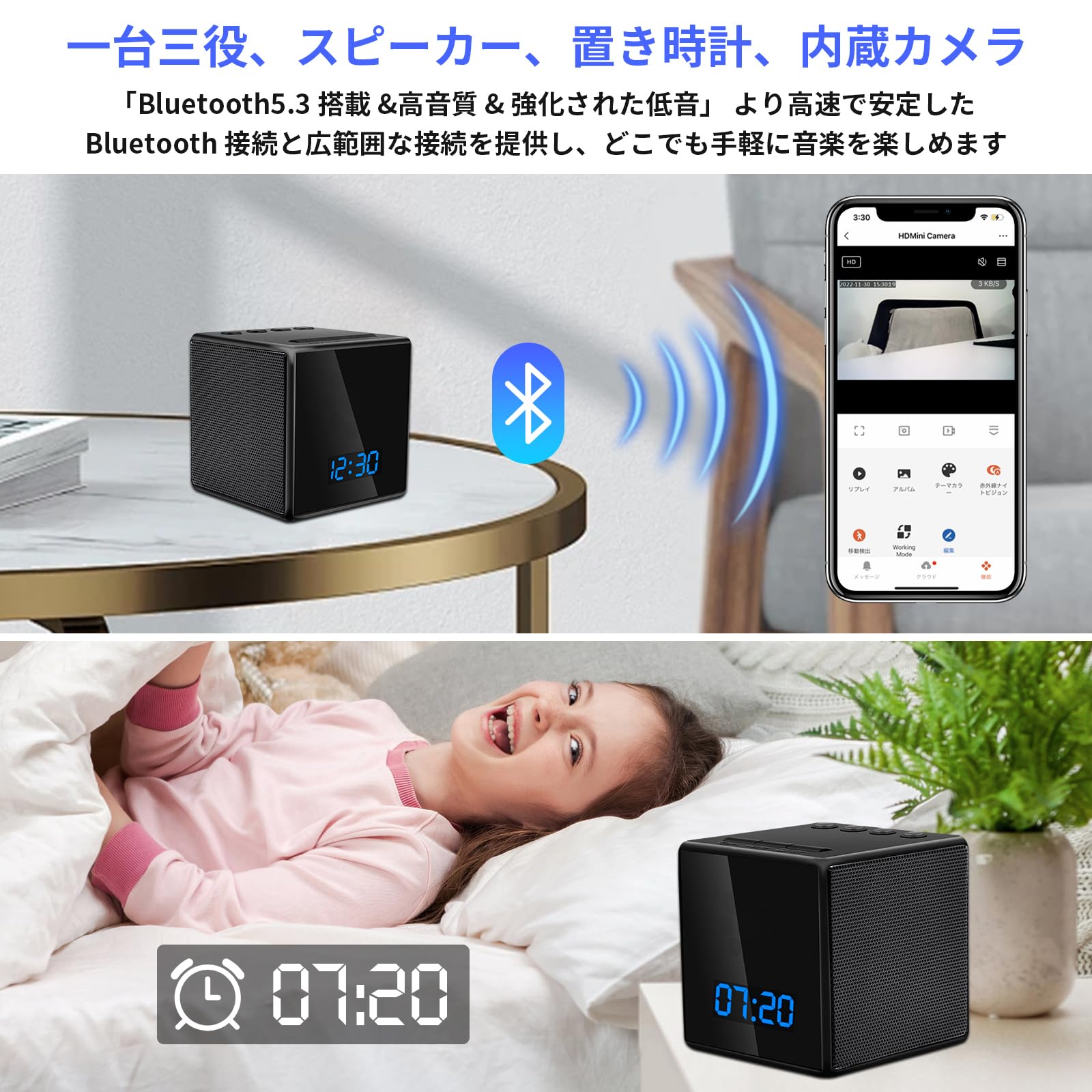 Amazon.co.jp: 小型カメラ 隠しカメラ 監視カメラ小型 防犯カメラ小型