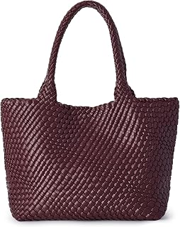 Woven Tote Bag Soft Leather