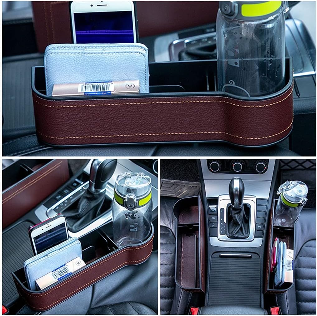 Car Seat Gap Storage Box Pocket Universal Organizer Card Phone Bag image 4