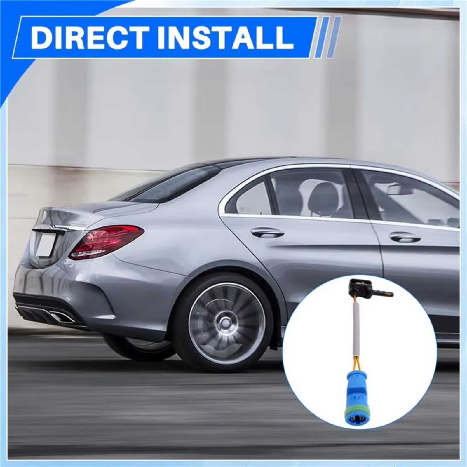 Sensor De Pastillas De Freno Compatible con Benz para C300 2015-2017 para C350e 2016-2018 para C43 2017-2018 10 Piezas Línea Pastillas Freno Sensor Desgaste 1695401617