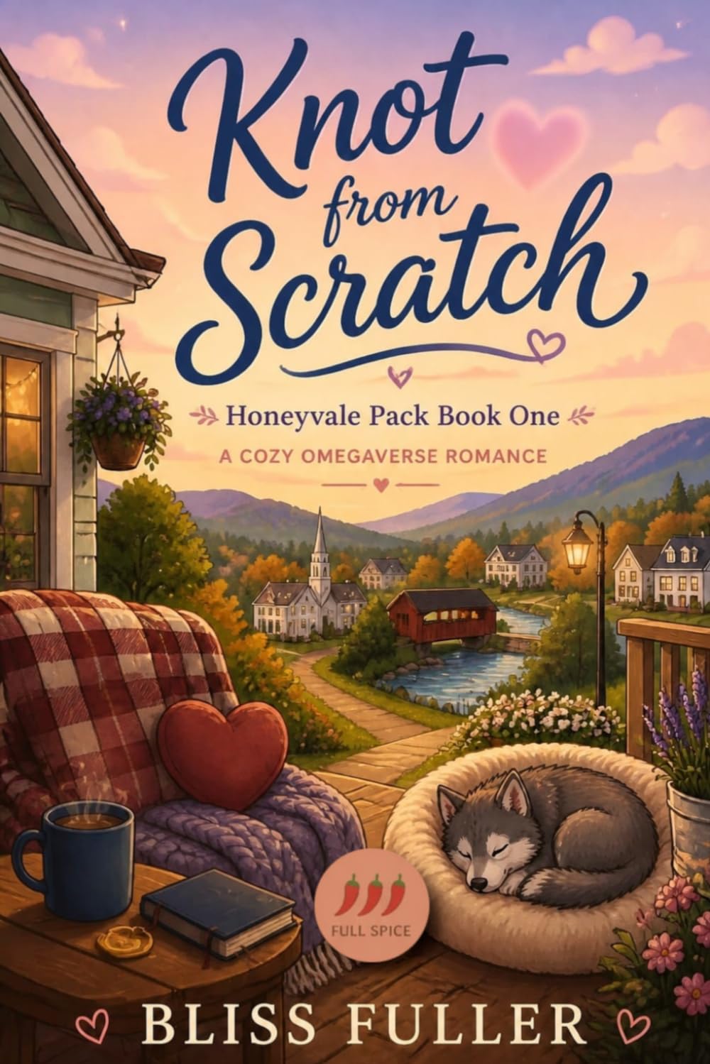 Knot from Scratch: A Cozy Omegaverse Novella (Honeyvale Pack Series)