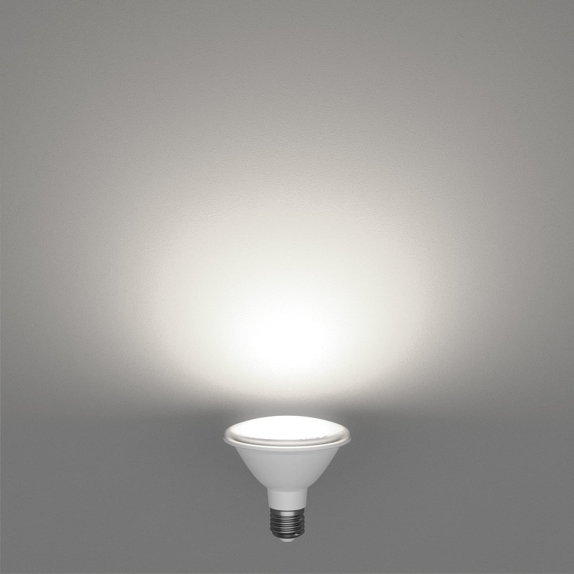 ledscom.de 6x E27 LED Leuchtmittel, PAR30 kurzer Hals, weiß (4200 K), 13 W, 1025lm, 43°, Reflektorspiegel (silber)