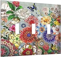 Vista 59 de Puerta de castillo de madera de mediados de siglo, estilo griego, cubierta de interruptor de luz de palanca individual, placa decorativa de pared