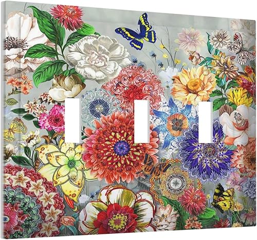 Miniatura 59 de Puerta de castillo de madera de mediados de siglo, estilo griego, cubierta de interruptor de luz de palanca individual, placa decorativa de pared