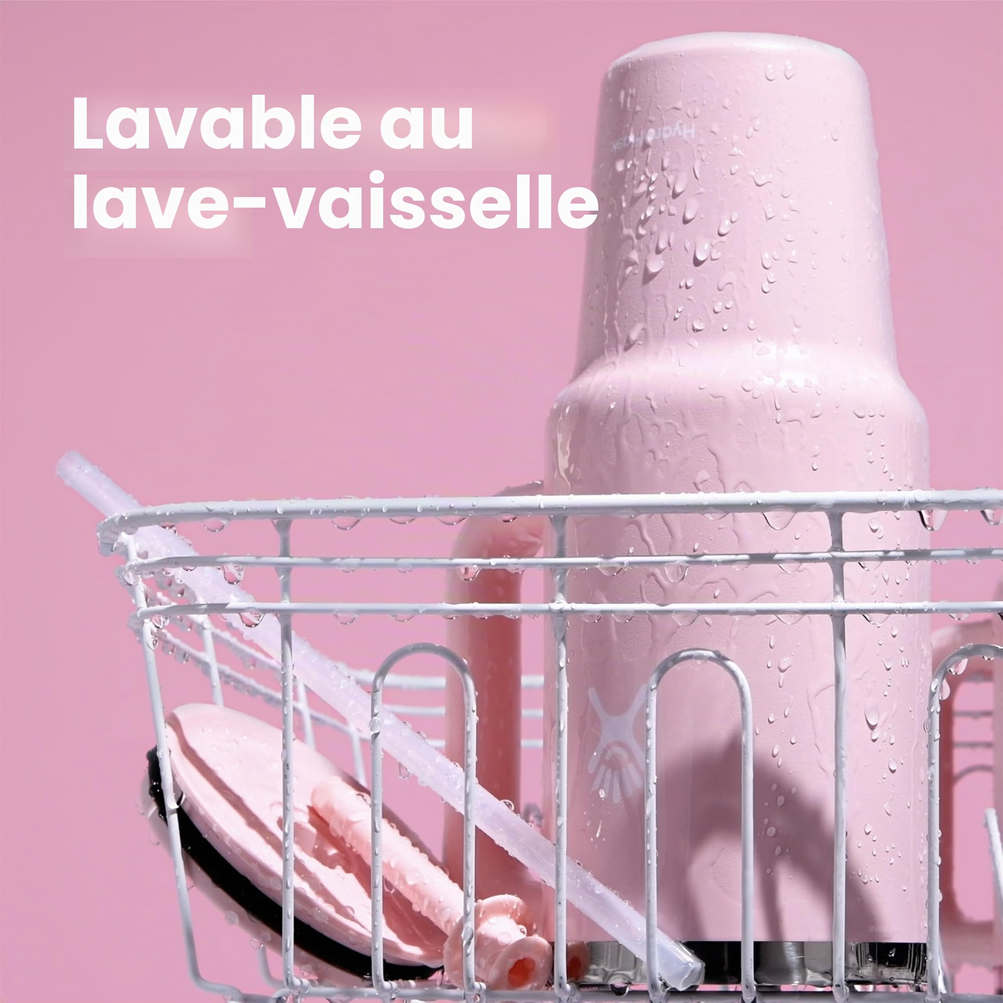 Hydro Flask - Travel Tumbler - Gobelet de voyage 1180ml (40 oz) avec couvercle à paille pressé refermable - Acier inoxydable - Couvercle résistant aux éclaboussures - Black