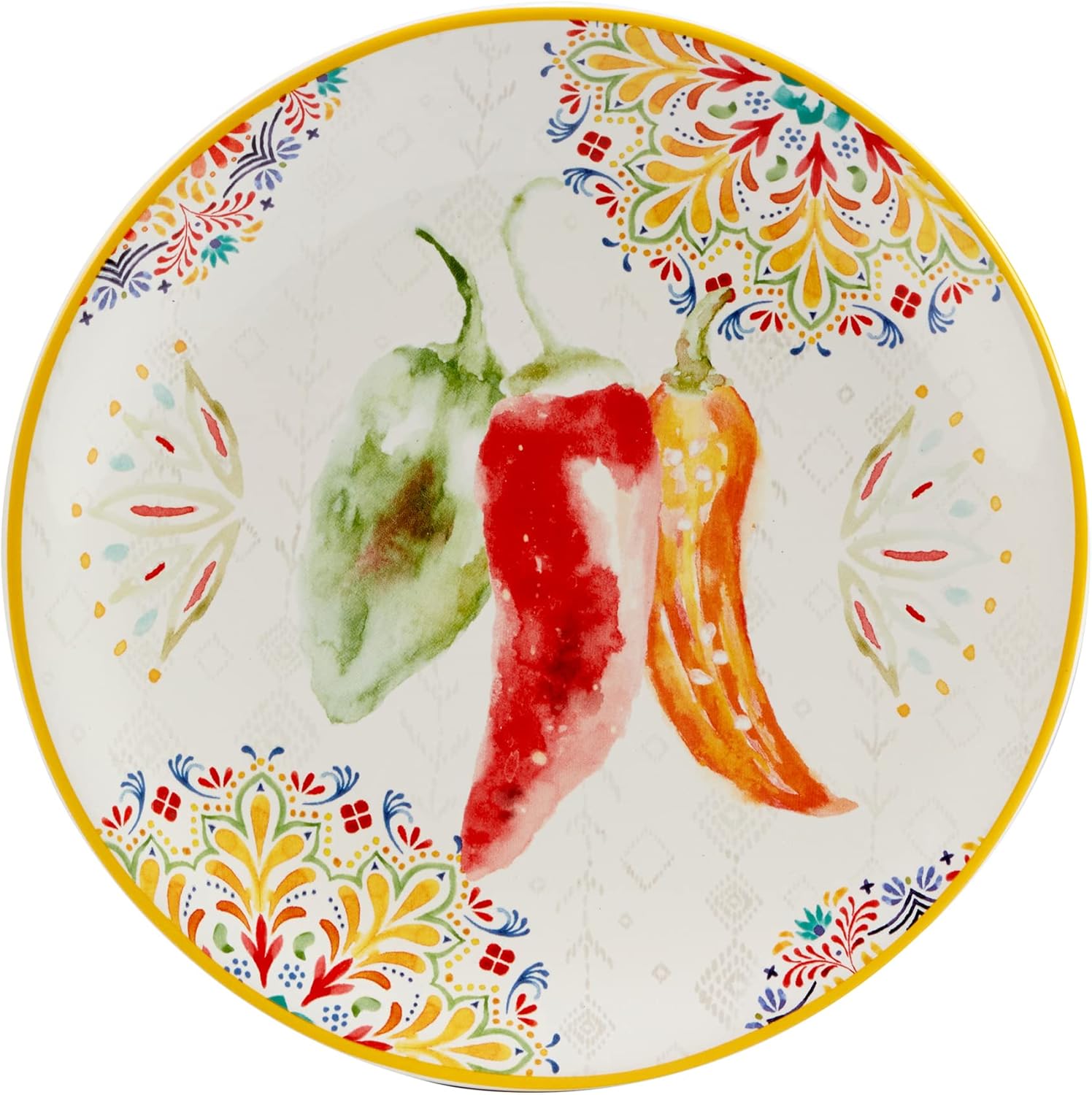 Certified International Sweet & Spicy 8.5" Salad/Dessert Plates, Set of 4 (Pack of 2)