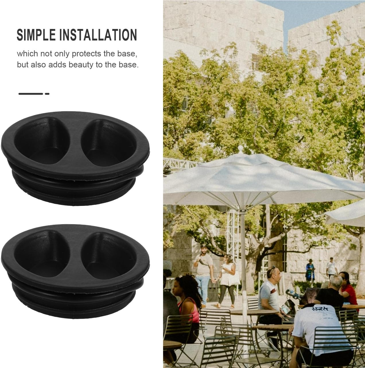 Outdoor Umbrella Base Plug 2 Pack Water Sack Replacement for Patio Umbrellas Leakproof Warm Water Bottle Plug