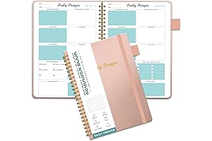 Inspiring Pink Prayer Journal for Daily Devotions and Reflections