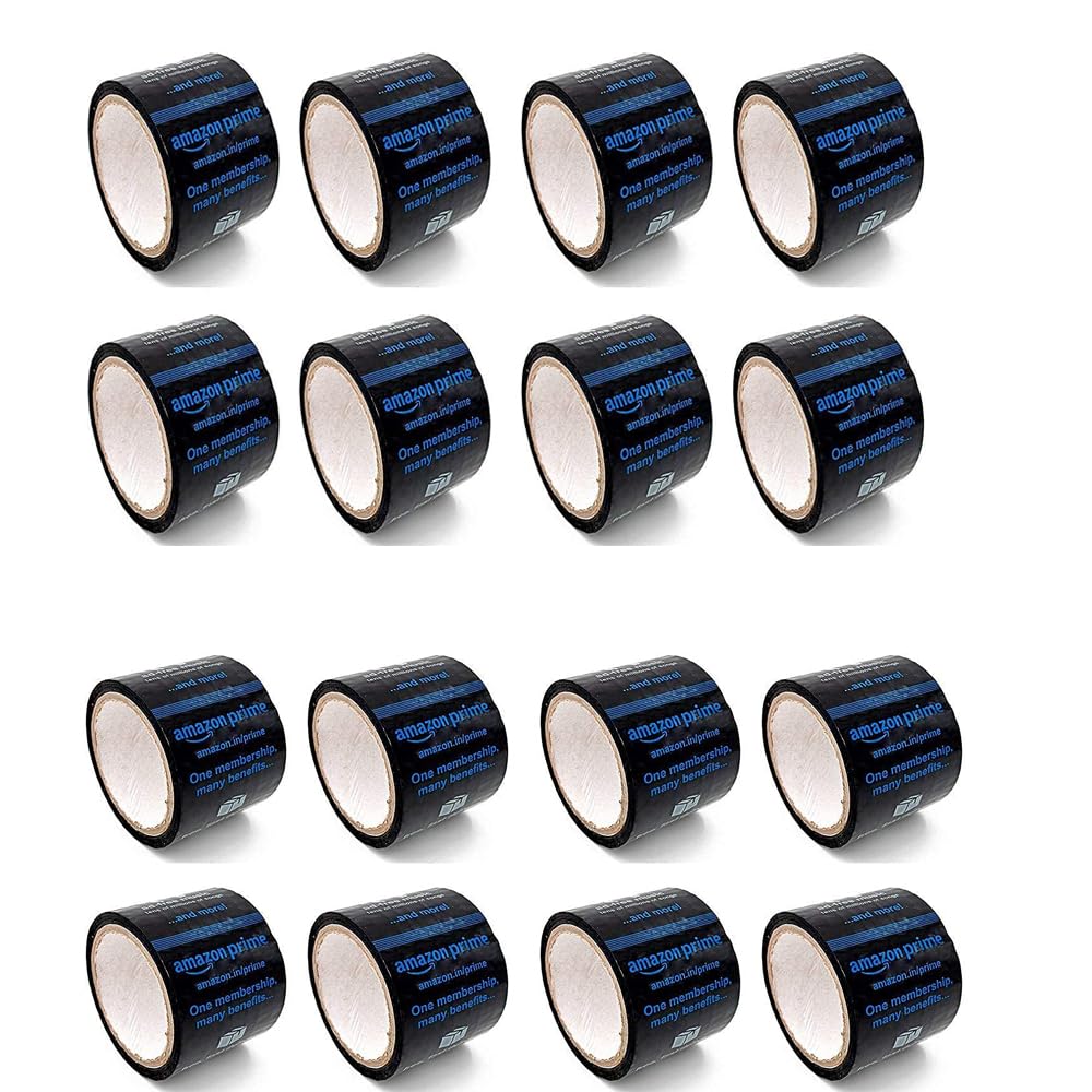 VOIISH Amazon Brand Tape Amazon Packaging Prime Adhesive Tape 65 Mtr 3" inch 40 Micron Office Use DIY (Pack Of 16) (B0BJPX9K8Z) Amazon Price History, Amazon Price Tracker