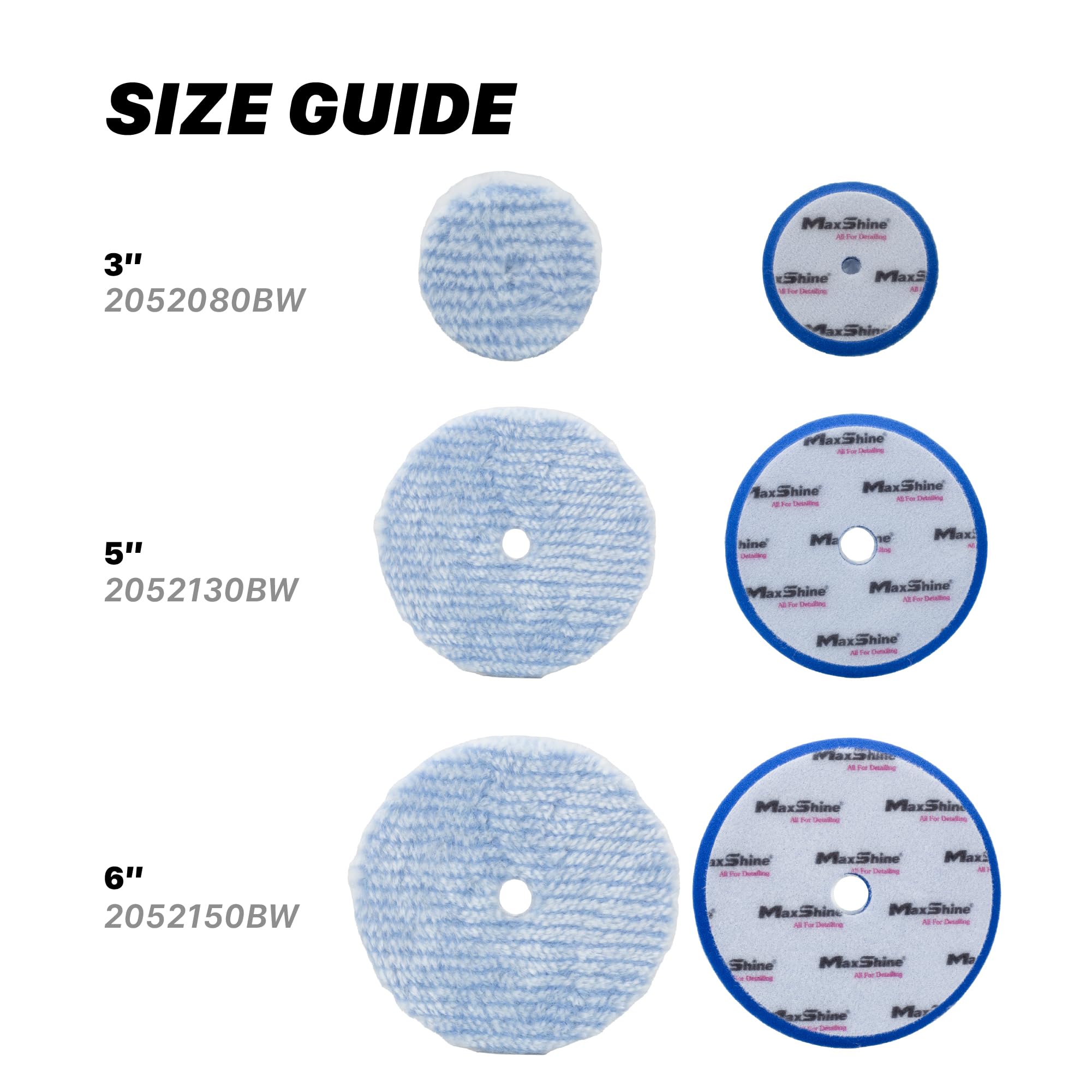 Maxshine 5" Cutting Pad - Paint Correction & Buffing -3 Maxshine 5" Cutting Pad - Paint Correction & Buffing -3