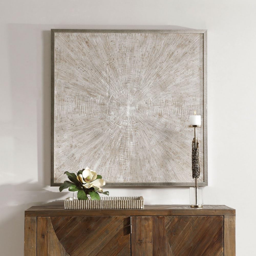 Uttermost Mesmerize 42 3/4" Square Framed Canvas Wall Art
