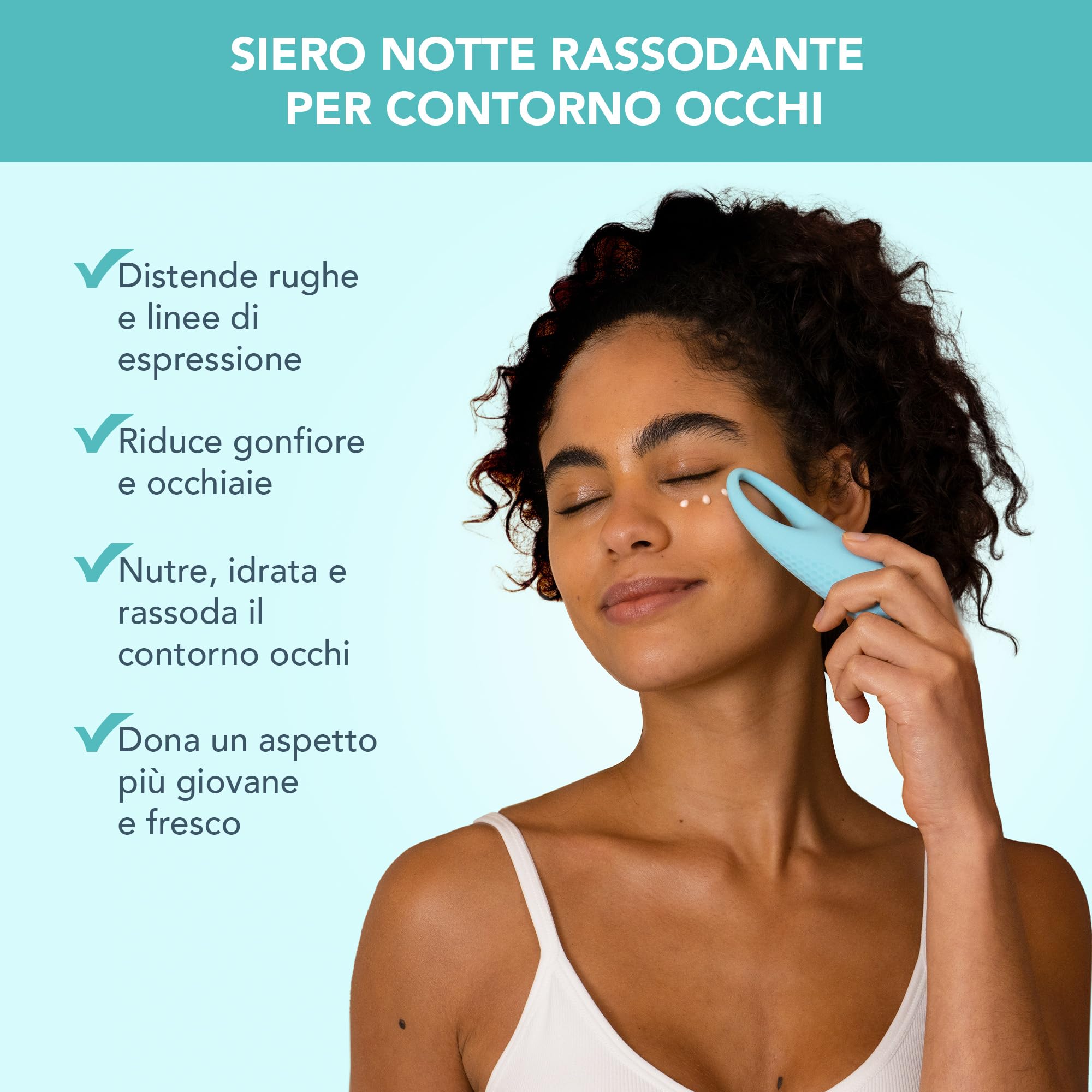 FOREO Eye Candy IRIS 2 Set - Massaggiatore Occhi + Siero Notte Rassodante