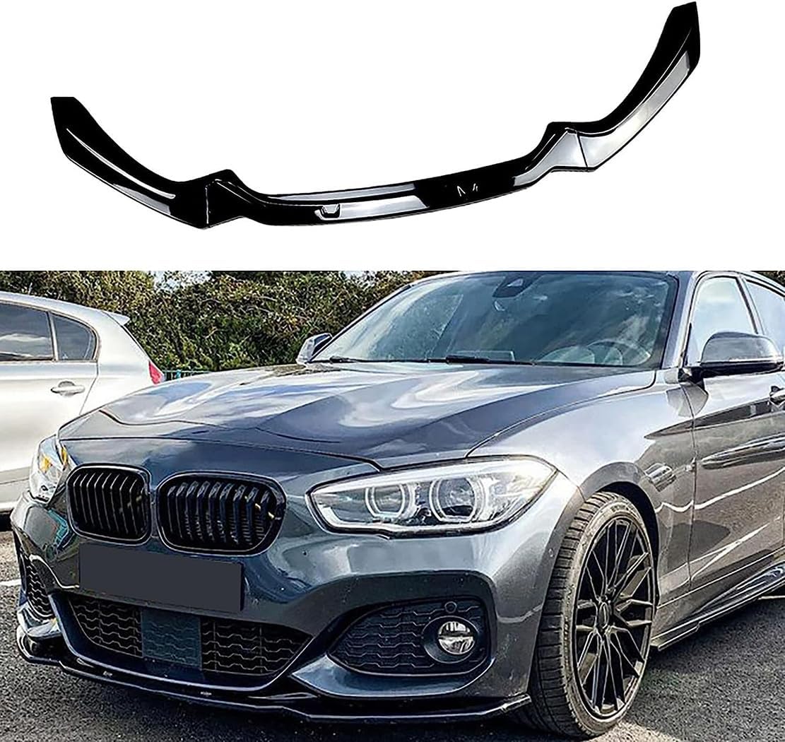 Auto Spoiler Anteriore per BMW 1 Series F20 F21 M-Pack 2015-2019 118i 120i, Frontali Labbro Paraurti Anteriore Sottoparaurti Spoiler Splitter Protector
