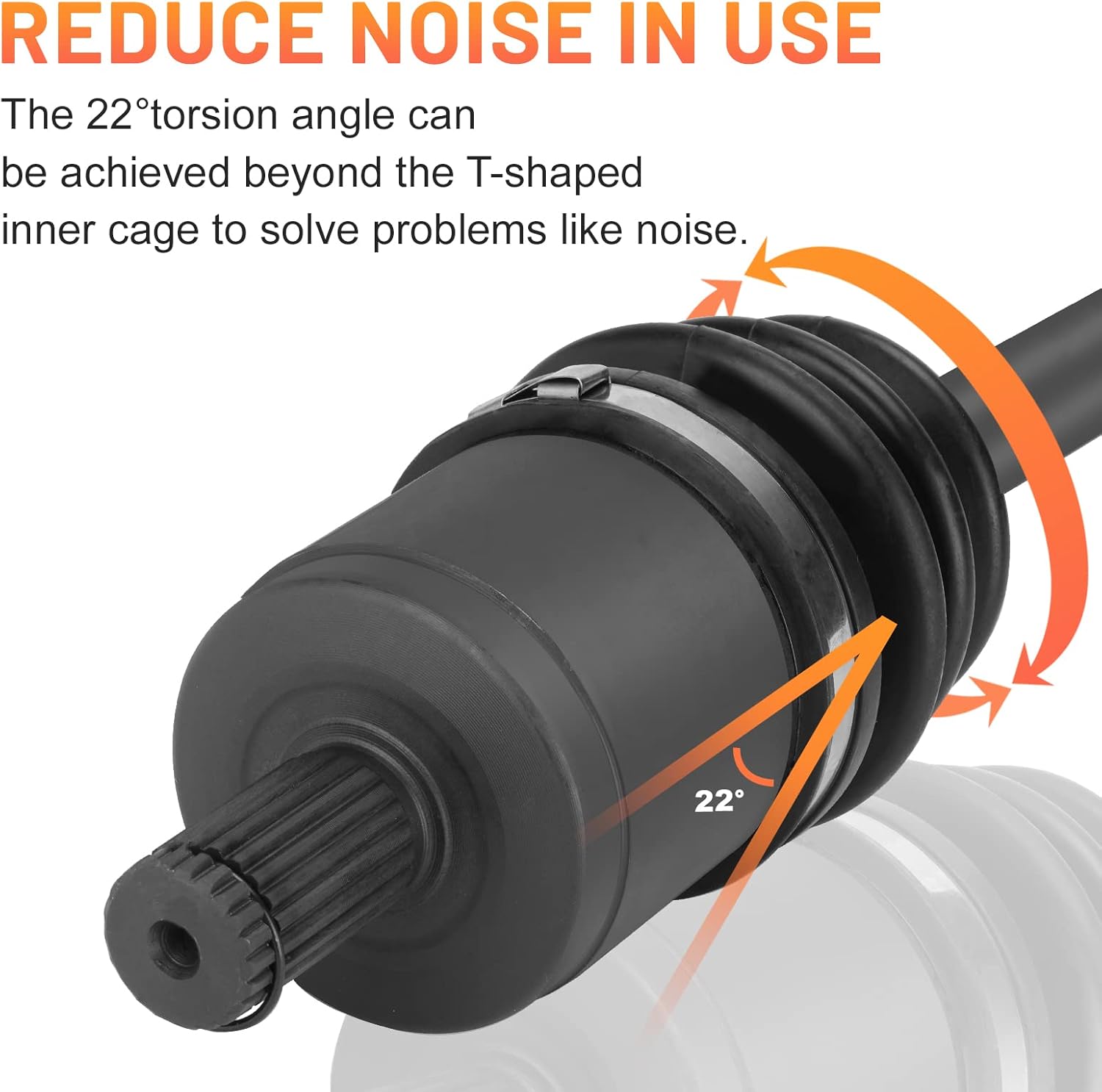 Front CV Axle Shaft for Polaris Ranger 4X4 500 (must use CV joint on innner shaft) 2004-2007, Ranger 700 / XP 700 4x4 2005-2007, Ranger 700 6x6 2006 2007, Left & Right Axle for 1332423-1 Pair