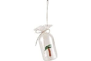 GALLERIE II Palm Tree in a Bottle Christmas Ornament