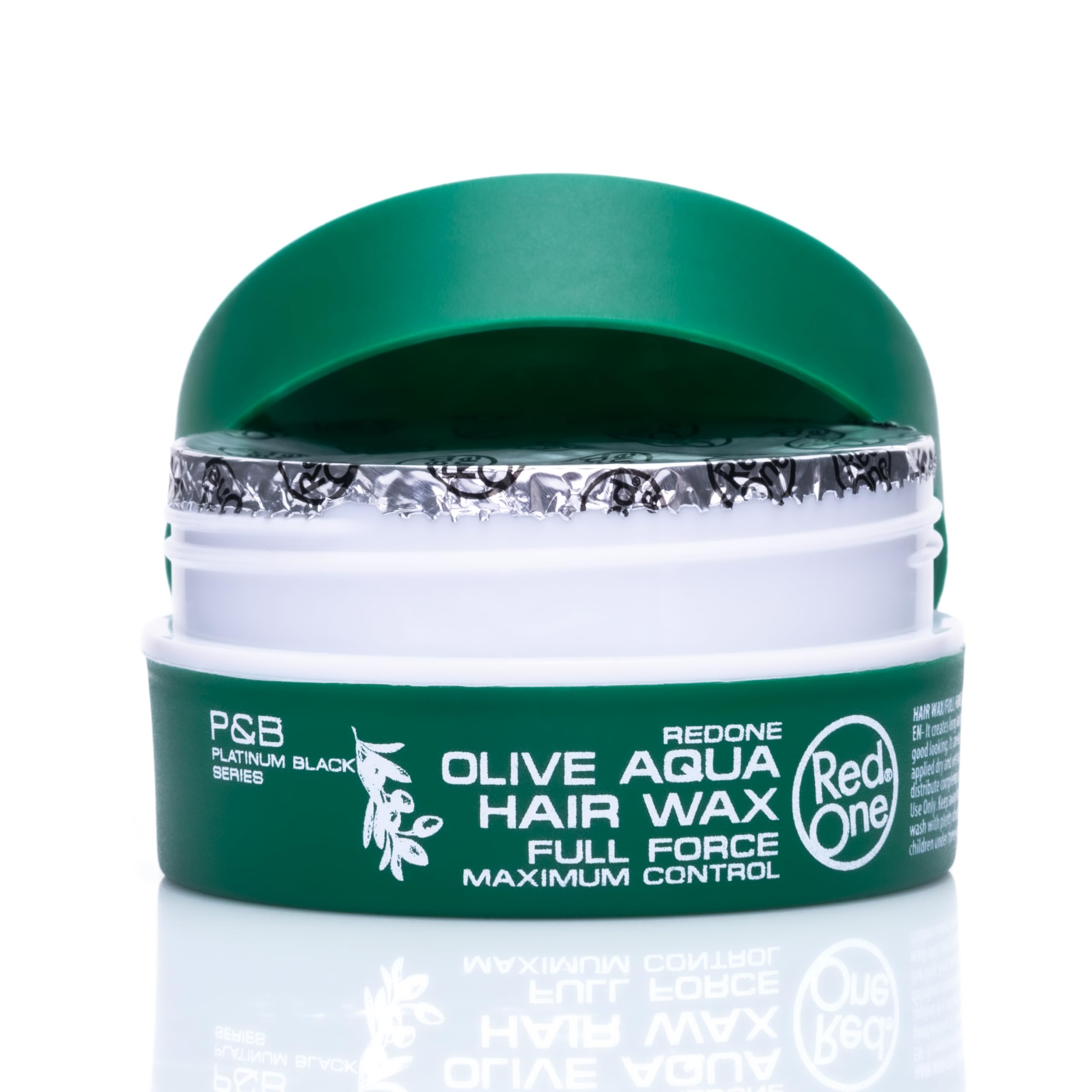 RedOne Cera para el cabello acuática de oliva, 150 ml, nutritiva, ultraadherente, para hombres y mujeres, aroma de oliva, máximo control