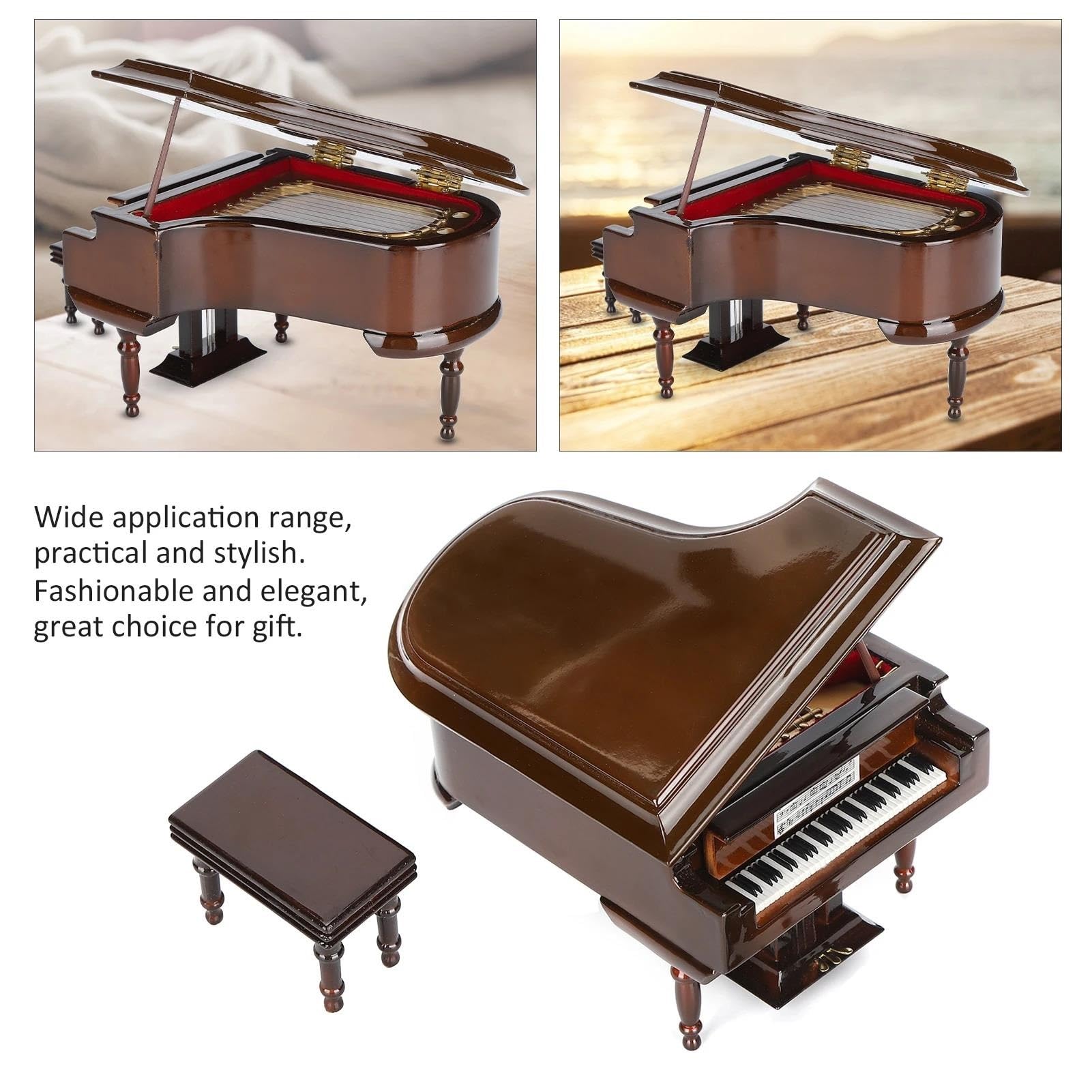 mini instrument muzyczny model Miniaturowe Ozdoby Do Modeli Fortepianów, Drewniane Instrumenty Muzyczne, Sypialnia, Salon, Meble, Dekoracja