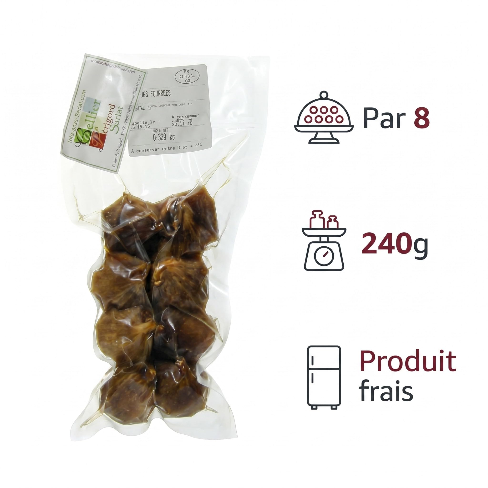 Figues au Foie gras de Canard par 8