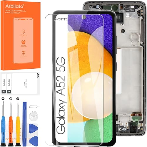 Pantalla OLED para Samsung Galaxy A52 5G Reemplazo de pantalla para Samsung A526 Pantalla LCD SM-A526B, SM-A526W, SM-A526U Pantalla táctil