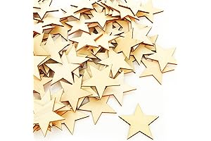 300-Count Two-Inch Wooden Stars