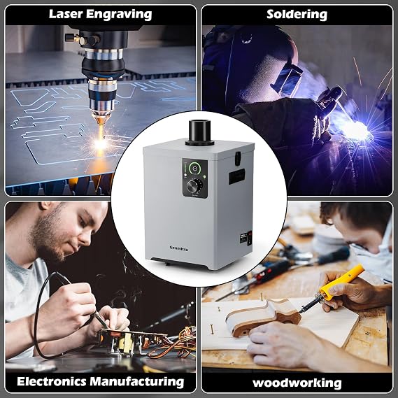 Genmitsu MD13 Fume Extractor for L8, Smoke Purifier for Soldering Iron