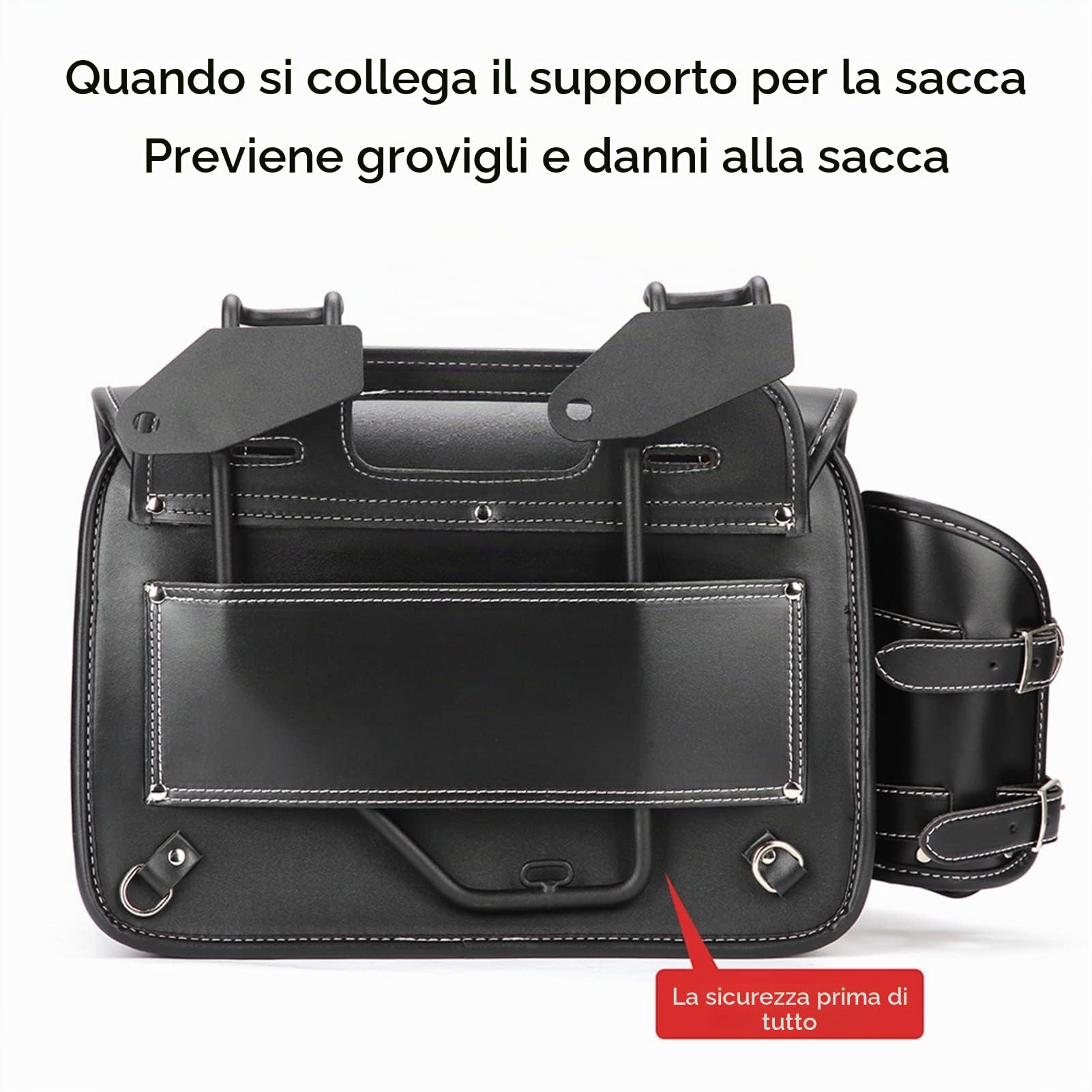 Decorazione Moto Per H&onda Rebel 250 300 500 Rebel 300 Rebel 500 Borsa Moto Impermeabile Borsa Laterale Del Motociclo Di Cuoio DELL'UNITÀ Di Elaborazione Borsa Da Viaggio Custodia Per Il Trasporto (