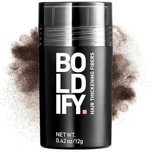 Miniatura 75 de BOLDIFY - Fibras de pelo para el cabello fino (gris), indetectables, botella de 2 onzas; oculta completamente la pérdida de cabello en 15 segundos