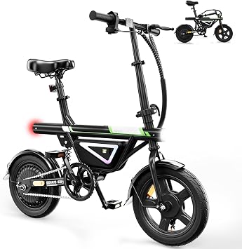 Electric Bike for Adults, 1500W/1000W Peak Motor 26" Ebike & 14" Foldable Electric Bike, 80/70/55 Miles Range 36V Battery Electric Bicycle for Commuting
