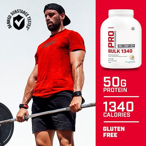 Miniatura 4 de GNC Pro Performance Bulk 1340 - Chocolate doble 15 porciones apoya la energía muscular la recuperación y el crecimiento