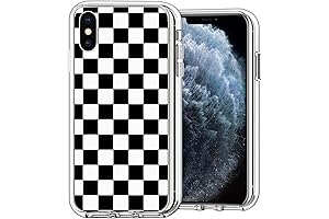 Motion Limited Edition Black Checkered Case for iPhone X/Xs 5.8"