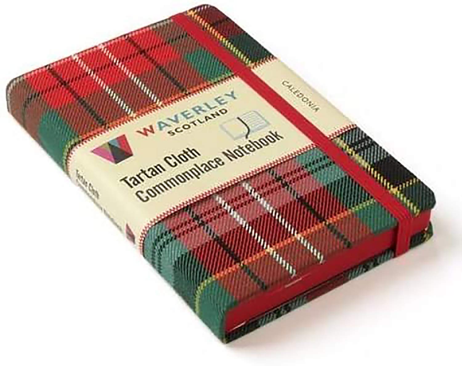 Caledonia: Waverley Genuine Tartan Cloth Commonplace Notebook (9cm x 14cm)