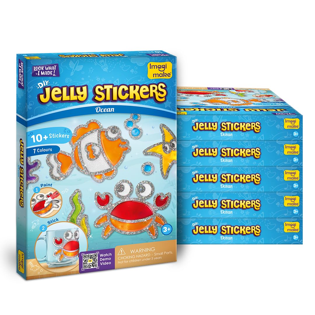 Imagimake DIY Jelly Stickers | Flowers & Butterflies | Craft Kit | Age 3+ — Amazon image 18