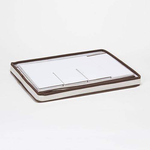 Vista 7 de Household Essentials baúl de almacenamiento de vajilla para platillos