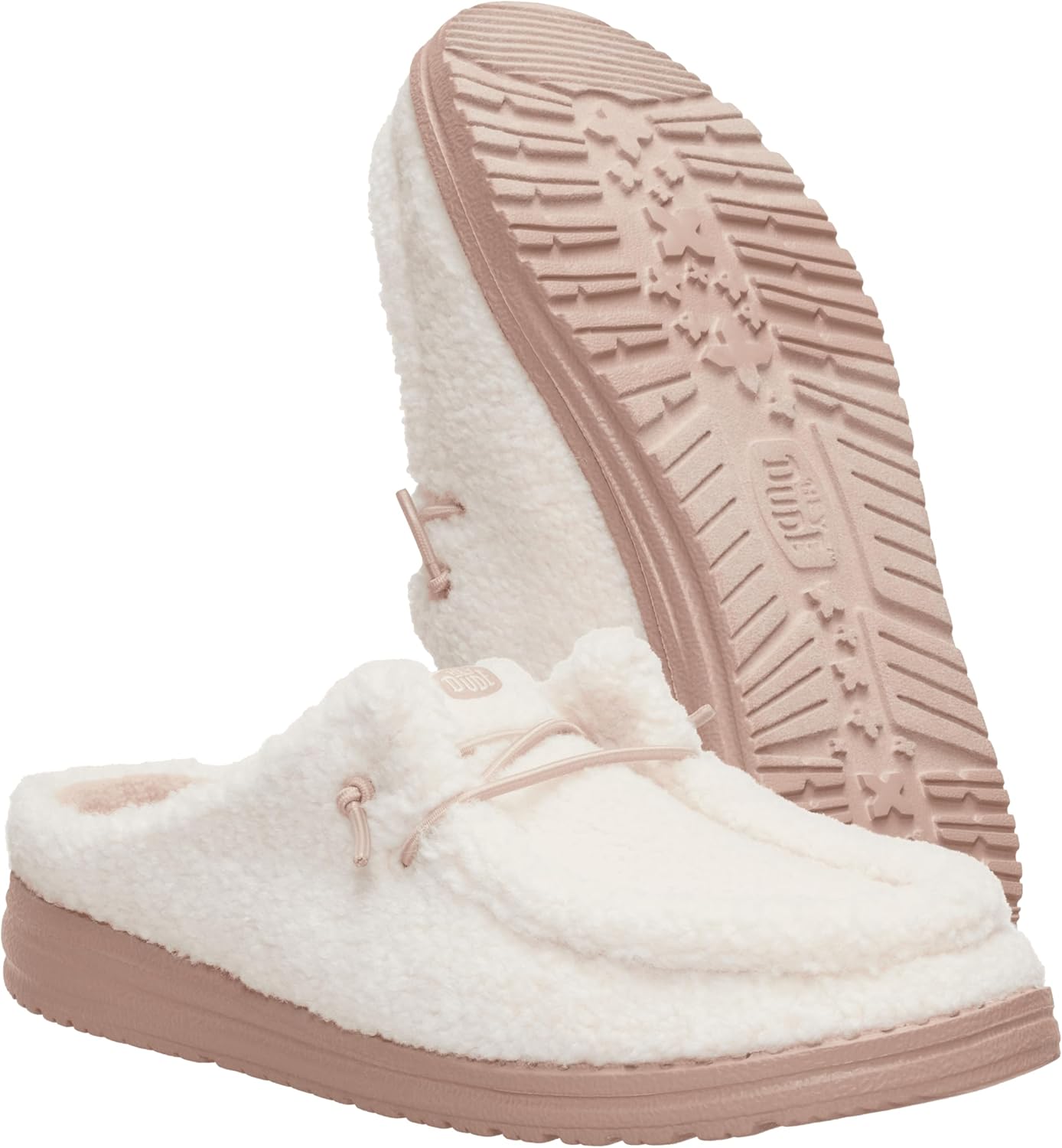 HEYDUDE Women's Wendy Sherpa Slip-On Mules | Lightweight Comfortable Shoes for Travel & Casual Wear - Image 6