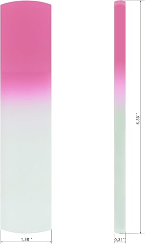 Miniatura 4 de Herramientas de pedicura - Lima de pie de vidrio hecha a mano y raspadora de pedicura - Vidrio templado checo genuino - Removedor de maíz y piel