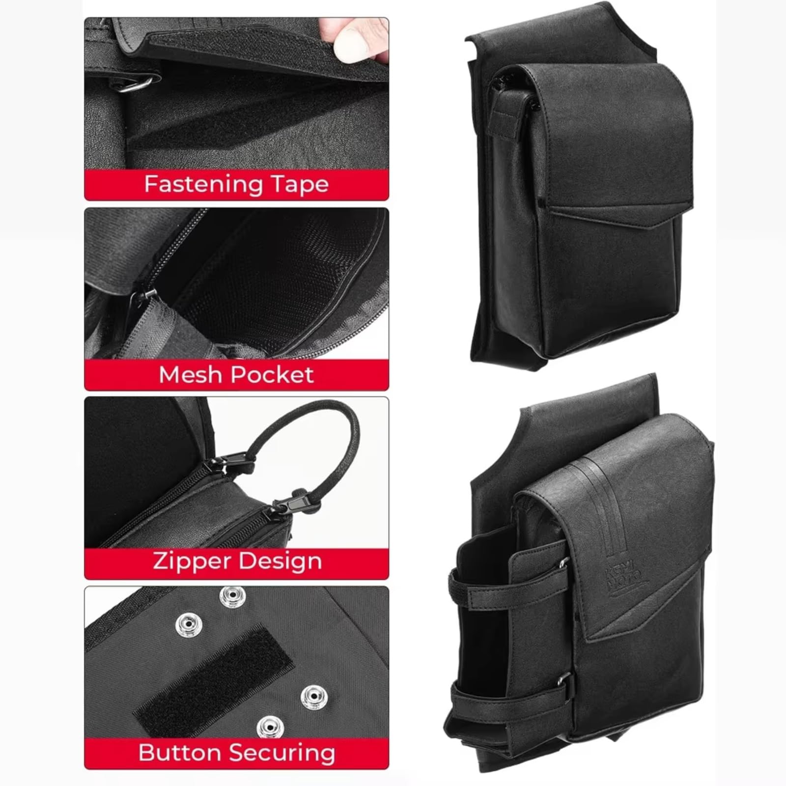Motorradtasche Für Touring Für Road Für King Für Road Für Glide Für Electra Für Glide Motorrad-Satteltasche Mit Wasserflaschenhalter Packtasche Aufbewahrungstaschen