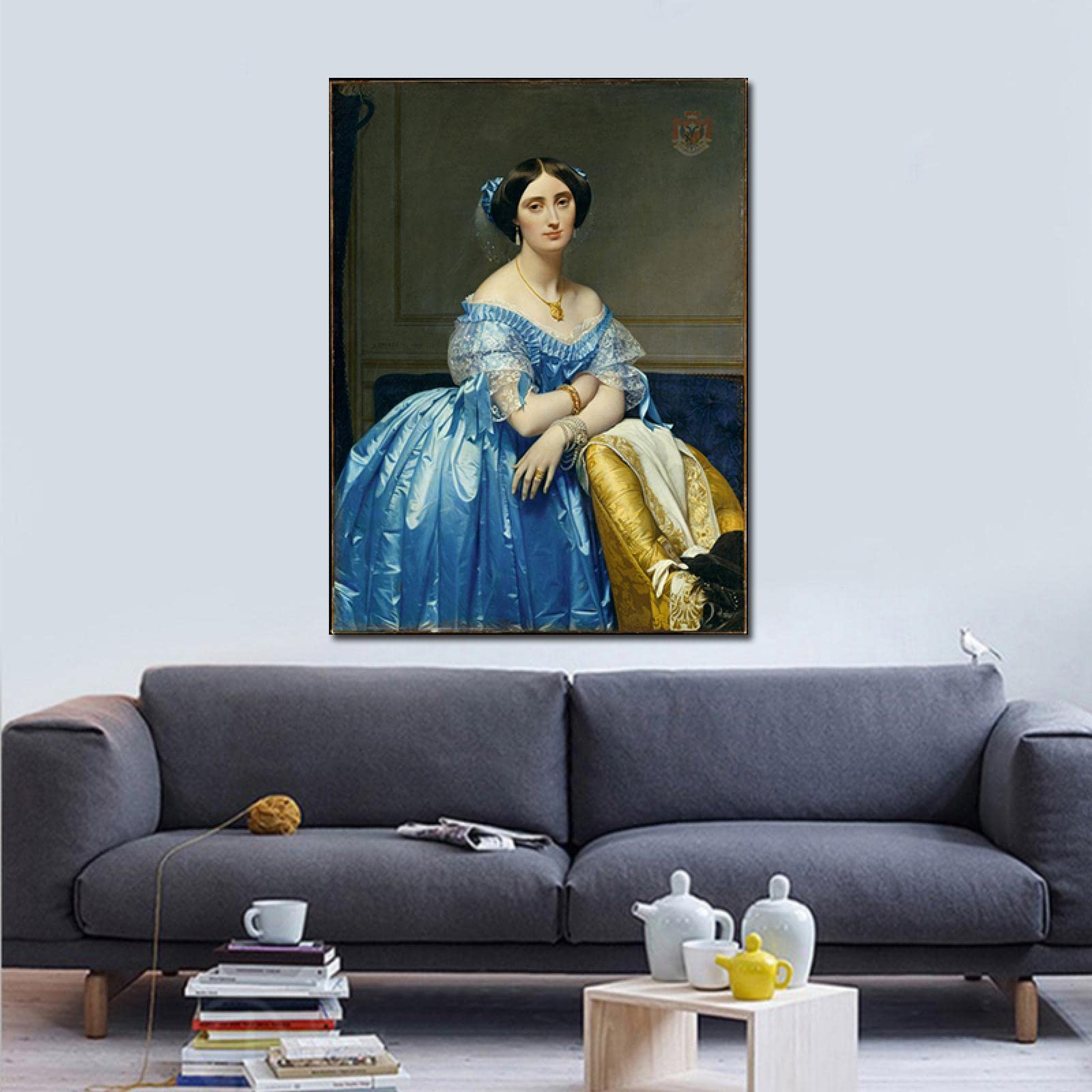 Amazon.co.jp: 有名な絵画の複製「ド・ブロイ公爵夫人の肖像