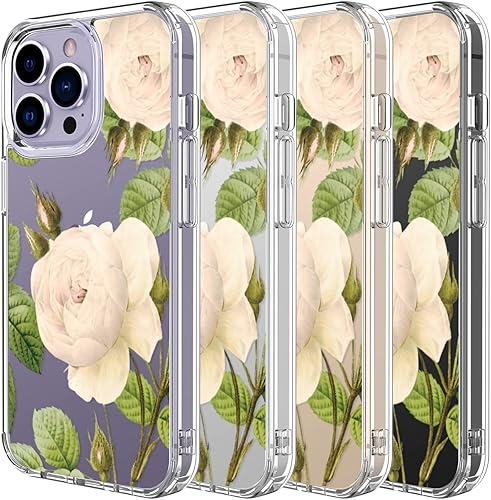 Miniatura 7 de LUHOURI LU-i15 Pro-6.1''-21 Funda para iPhone 15 Pro con protector de pantalla  Funda transparente con diseño de moda para mujeres y niñas (6.1