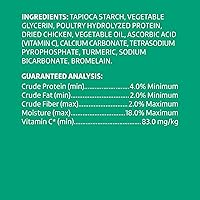 Vista 4 de Marca Yaxa – Wonder Bound Palitos dentales con sabor a pollo para perros grandes (más de 30 libras), forma de 6 crestas para control de placa