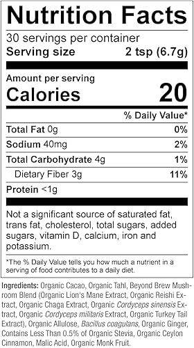 Miniatura 8 de Live Conscious Péptidos de colágeno en polvo  Beyond Brew  Apoyo para el cabello la piel las uñas y las articulaciones  superalimentos de hongos y