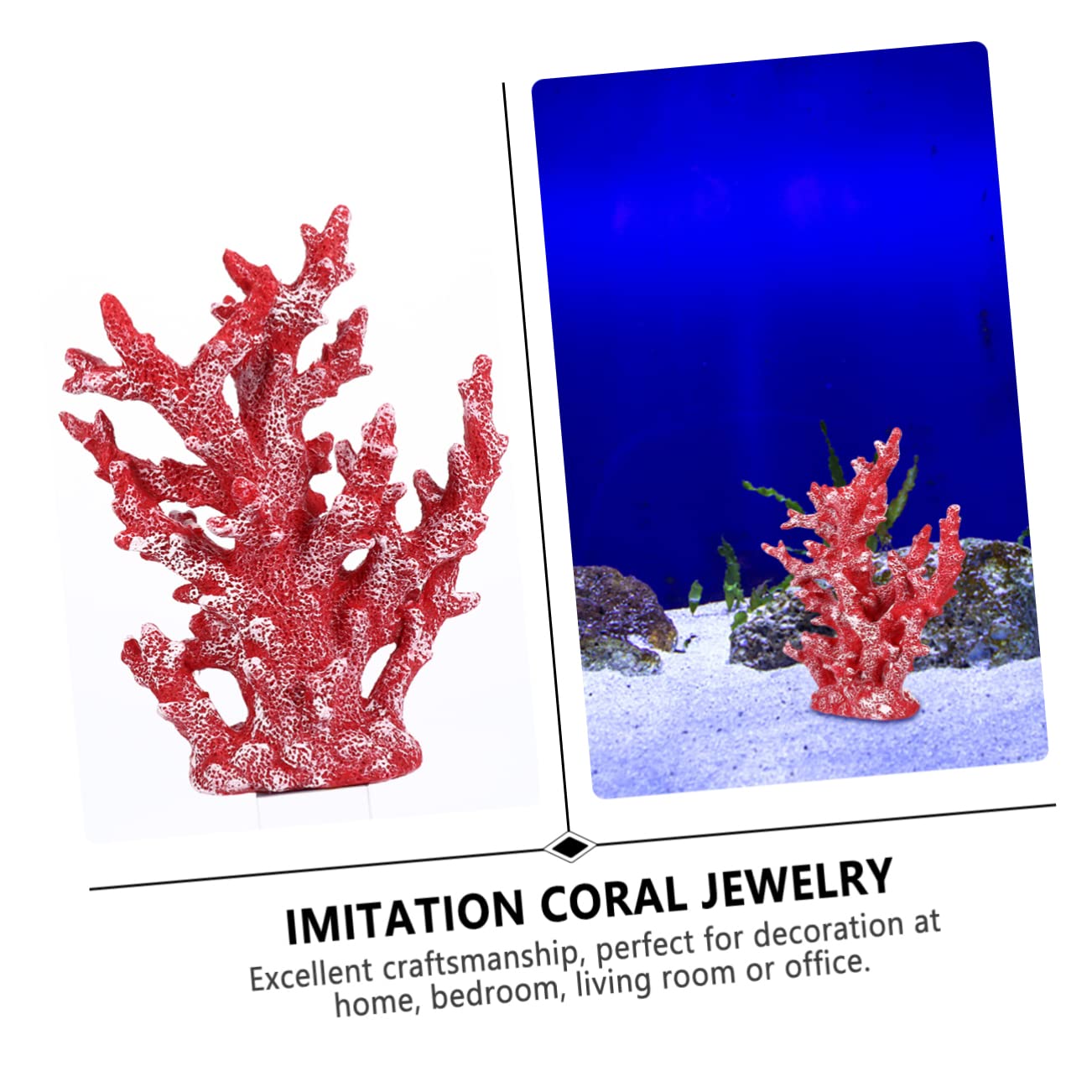 BESPORTBLE Décorations D'aquarium De Style Méditerranéen en Résine Ornement Décoration D'aquarium pour La Maison Bureau Élégant Ornement Décoratif