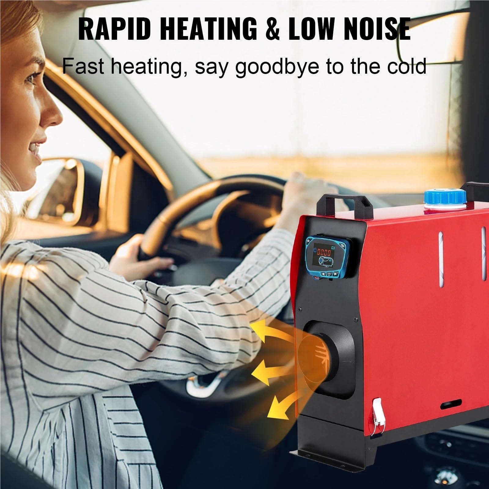 Nagrzewnica postojowa Zintegrowany Podgrzewacz Powietrza Na Olej Napędowy 8 KW, 12 V Mały Podgrzewacz Z Przełącznikiem Zdalnego Sterowania Do Samochodów Osobowych, Kamperów samochodowy(12V 5KM)