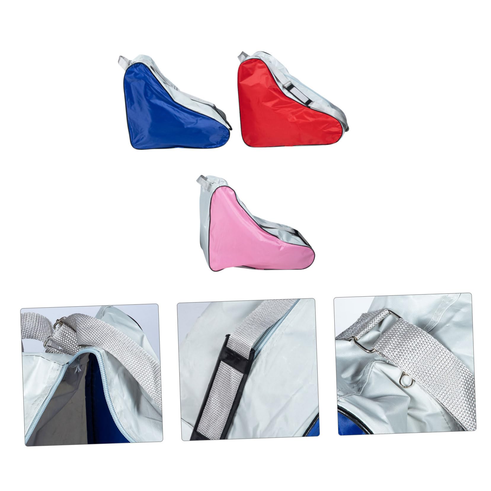 Borsa Porta Pattini Roller 3 Pezzi in Poliestere per Uso Esterno | Pattini da Ghiaccio e Roller Skates, Design Semplice e Look alla Moda, Formato Grande