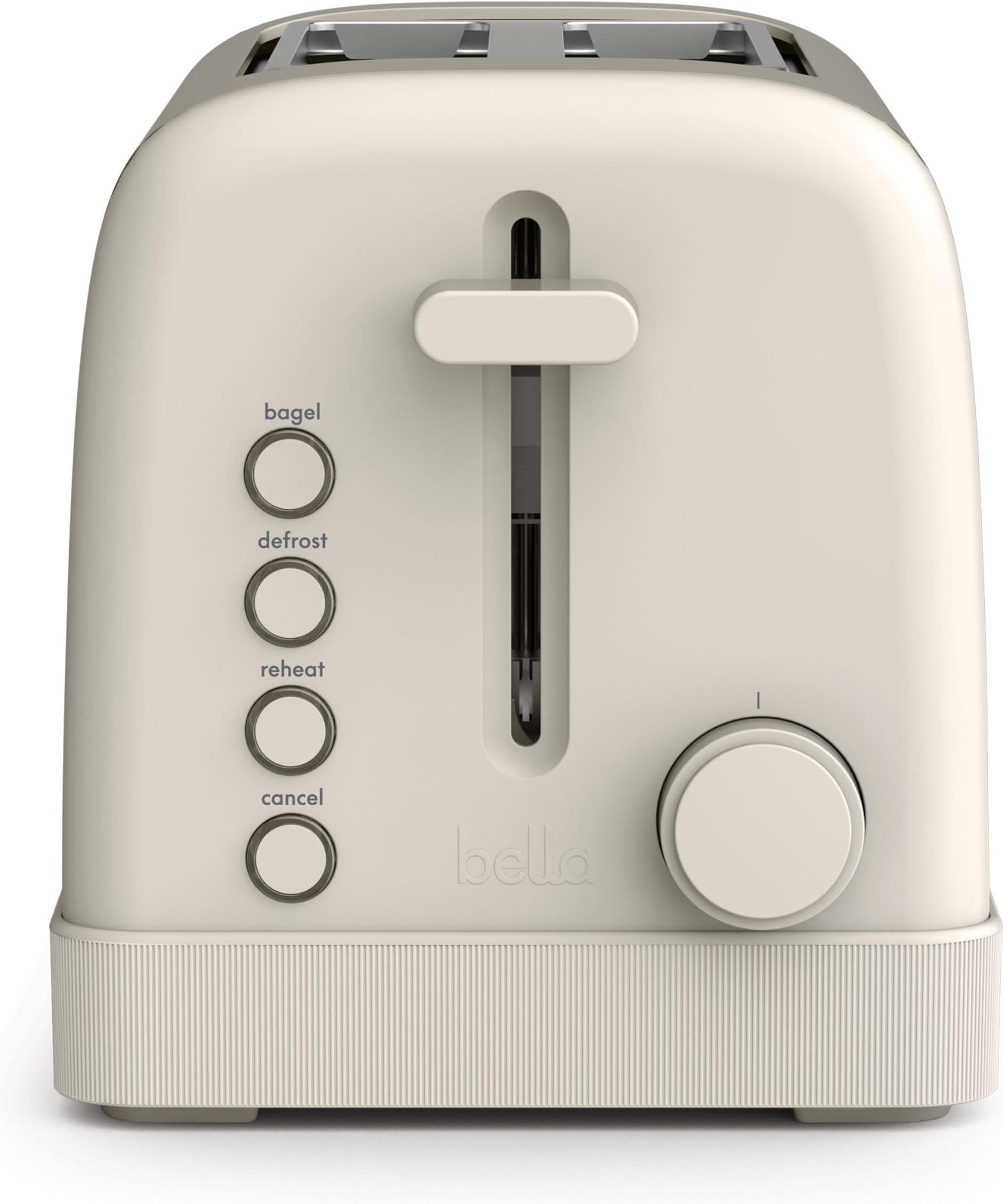 2 Slice Toaster, 6 Setting Shade Control w Reheat, Cancel, Bagel & Defrost Buttons, Removable Crumb Tray, Anti Jam & Auto Shutoff, Auto Centering Guides & Cord Wrap, 900 Watt, Oatmilk