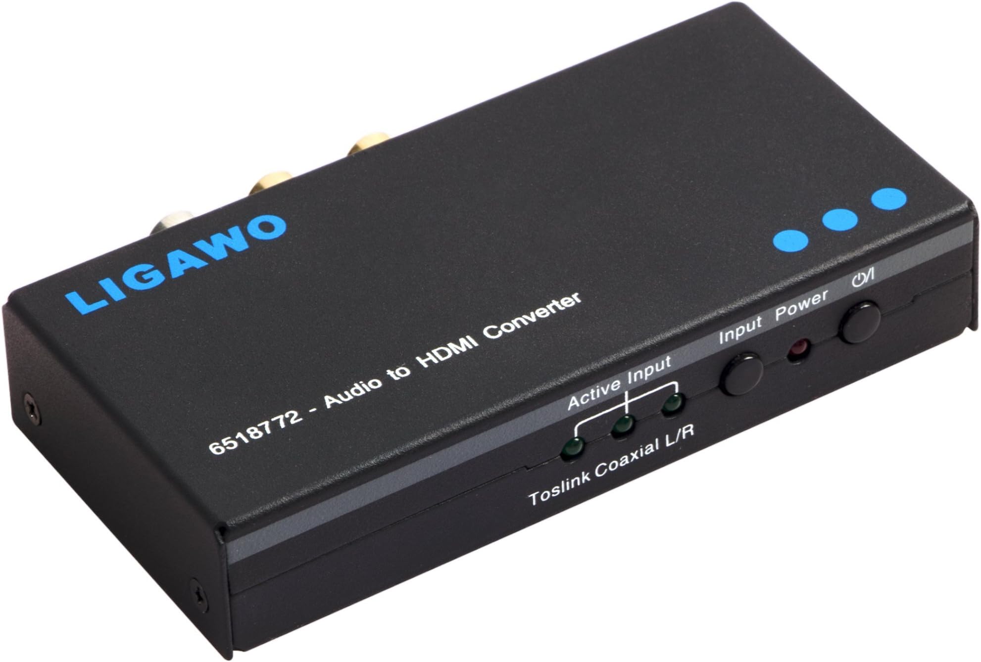 LIGAWO Toslink Coax Cinch to HDMI Audio Embedder